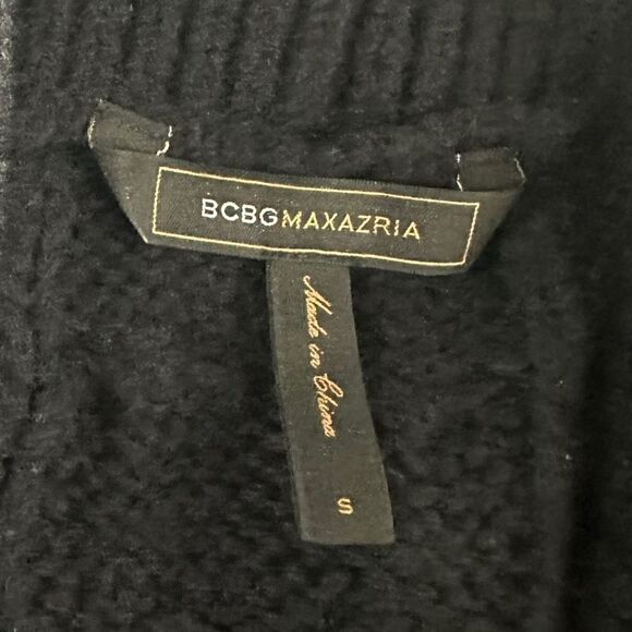 BCBG MAXAZRIA Women’s Black Short Sleeved Sweater Size Small - Picture 5 of 12